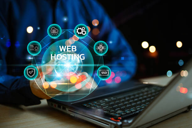 Web Hosting Illustration